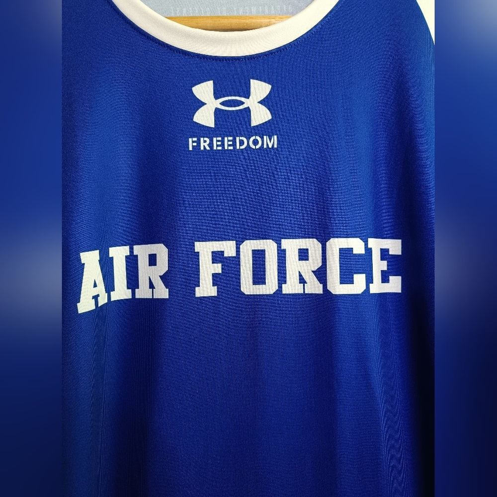 Under Armour Freedom Air Force Warrior Games Large Performance Shirt Gym Militar